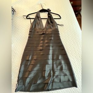 Bcbg black halter dress